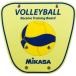 mikasa volleyball re sheave practice vessel AC-RT200Wre sheave training for board 