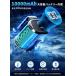 365���o�� �x���g�t�@�� ���|���t�@�� ��@ 10000mAh �ő�40���� 100�i�K���� LED�c�ʕ\�� ��|�� ��� �莝�� �x���g���� �y�� �M���Ǒ΍� �ҏ� �֘A�摜4