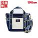  замена бесплатный Wilson теннис Mini большая сумка женский 11x22x22cm чехол для ракетки большая сумка ручная сумка school симпатичный WR80481020 Wilson BEAR