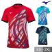  Mizuno игра рубашка теннис ракетка спорт для мужчин и женщин одежда короткий рукав 62JA2502 soft теннис официальный собрание "надеты" возможно почтовая доставка возможно 