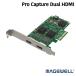 Magewell[Pro Capture Dual HDMI]HDMI x2 ввод плата оцифровки видеоизображений meiji well стандартный товар ( возвращенние товара не возможно )