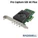 Magewell[Pro Capture SDI 4K Plus]1 канал SDI 4K колпак коричневый карта meiji well стандартный товар ( возвращенние товара не возможно )