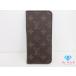  Louis Vuitton LOUIS VUITTON iPhone 7 8 кейс покрытие монограмма folio M61909 смартфон блокнот аксессуары мелкие вещи [ б/у ]bc2148