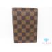  Louis Vuitton LOUIS VUITTON Damier Koo verute.-rupa sport N60188 паспорт кейс чай ebenLV Logo [ б/у ]bc2393