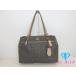 Coach COACH 2way большая сумка F32838 плечо нет PVC кожа Brown черный бежевый Logo ручная сумочка [ б/у ] bk10047