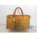PRIMA CLASSE Prima Classe Mini сумка "Boston bag" geo Classic натуральный Camel Brown PVC кожа [ б/у ]bk6943