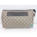  Gucci GUCCI клатч 101633 GGs шкив m чай Brown PVC кожа ручная сумочка портфель [ б/у ]bk9888