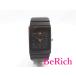  Pele Valentino PER VALENTINO женские наручные часы PV-7002-1 квадратное чёрный черный циферблат SS breath аналог кварц [ б/у ] ht4735