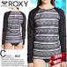  Roxy Rush Guard длинный рукав la gran рукав купальный костюм женский морской спорт UV cut пляж бассейн Town Youth чёрный черный M L почтовый заказ ROXY RLY161044