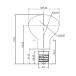 LED �~�j���t�d�� E17 ������Ή� LED �d�� 4.5W �n���Q��40W���� �p�x100�x LB3017AD LED �d���F LB3017CD �����F �֘A�摜1