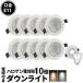 10�Z�b�g LED�d���t�� LED�_�E�����C�g ��75 �� 60W ���� �d���F �����F LDW50-LSB5611D--10 �r�[���e�b�N
