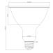LED�r�[���d�� E26 150W���� �r�[���p60�x PAR38 �h�o �h�� ���O �������p LED �X�|�b�g���C�g �֘A�摜1