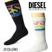 ǥ DIESEL   å SKM-RAY SOCKS 00S6U0 0SAVP ϥå  ۥ磻 ֥å 쥤ܡ