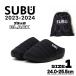 �������� SUBU �X�u ���ȃT���_�� ��p�o�b�O�t�� ���� �h�� ���N�� 4�w�C���\�[�� ���[���V���[�Y �H�~ �� �u���b�N 24.0�`25.5cm