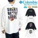 Columbia Colombia балка nno bell графика футболка с длинным рукавом relax Fit мужской .. скорость .UV cut long T PM0334 почтовая доставка соответствует 
