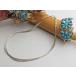  Navajo Native SilverStreams(neitib. серебряный Stream z) 04-NSS-1045 ( старый 04-0091) жидкий серебряный * колье 10 полосный 45cm
