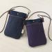  небольшая сумочка сделано в Японии Mikawa дерево хлопок .... небольшая сумочка все 2 цвет смартфон сумка плечо сумка женский женщина Mrs. sinia женщина темно-синий лиловый dz p27167