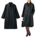  сделано в Японии легкий формальный пальто траурный костюм . одежда . оборудование пальто колени длина водоотталкивающая отделка черный формальный женский женщина одежда Mrs. sinia женщина черный чёрный dz p27177