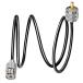 UHF PL259 кабель RG58 3.3ft(1M)TUOLNK PL259 SO239 мужской - женский удлинение кабель низкий потеря CB коаксильный кабель .
