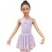 Manana ma37 Silkily 2way Leotard skirt separate ballet Kids Junior girl snap attaching (