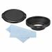 PATIKIL 43 mm lens hood wide-angle reflection prevention inside part hood cap . cleaning Cross attaching camera re
