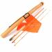 M MAXIMUMCATCH Maxcatch fibre glass fly rod 3wt/4wt/5wt( blue / orange / trance pair 