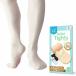 (Michiko&Kay) ballet tights hole equipped pink Kids * adult * beginner oriented (2XL, white )