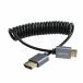 HangTon 8K 4K 60p Mini HDMI to HDMI 2.1 Coiled Cable for Nikon Z5 Z7 D750 Sony CX7 SR7E Canon EOS R RP 5DIV ATOMOS Ninja V Portkey