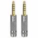 Geekria 4.4mm  - 3.5mm (1/8'') Х󥹥᥹ 4.4mm  - 2.5mm Х󥹥᥹ إåɥե 