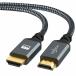 HDMI кабель 1M, Twozoh HDMI 2.0 4K/60Hz 2160p 1080p 3D HDCP 2.2 ARC стандарт, сборник комплект нейлон, Nintendo Switch,