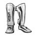 VENUM нога защита ELITE SHIN GUARDS ( серебряный × черный ) VENUM-1394-451 // щитки кикбоксинг 