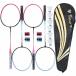 TOLAVIT 2 шт &amp;4 шт. комплект начинающий предназначенный комплект ( ракетка, Shuttle, лента для рукояток, с футляром )