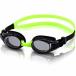 (Wal Base) защитные очки ребенок ученик начальной школы плавание подводный очки ( черный & зеленый )