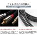 VISION �I�[�f�B�I�P�[�u�� 3.5mm �X�e���I�~�j�v���O to 2RCA�i��/���j�ϊ� AUX �����b�L �I�X 1m �֘A�摜2