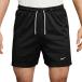  Nike баскетбол брюки dry Fit 5IN сетка шорты шорты HV1881 010 черный / белый 