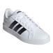 ADIDAS �A�f�B�_�X �O�����h�R�[�g�x�[�X3.0 / GRANDCOURTBASE 3.0 JR4613 �t�b�g�E�F�A�z���C�g/�R�A�u���b�N/�t�b�g�E�F�A�z���C�g �J�W���A�� �V���[�Y