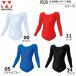 WundouundouP520 женщина гимнастика Leotard длинный рукав 110~150 S~XL Kids Junior ti-s