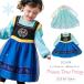 "Princess kids Dress FROZEN Princess dress child Kids One-piece snow. woman . Princess dress for children cosplay Halloween D Halo present 90 100