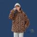  мутон жакет боа жакет мужской жакет advanced Zip выше блузон женский леопард Leopard толстый капот для бытового использования для бизнеса повседневный используя 