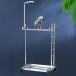  домашнее животное bird клетка нержавеющая сталь попугай bird клетка подставка bird house bird подставка M&K( АО ) bird клетка bird подставка большой 