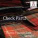Harris Tweed( Harris твид ) ткань образец / - gire* проверка Part2*l