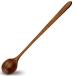 AOOSY spoon 27.7cm. tree from digging . adhesive none snow cone kakigori spoon natural tree made cooking for long spoon lacquer coating long spoon length pattern. ..