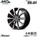 MID RX-01 �ǥꥫD:2 MB36S/MB46S ����ߥۥ����� 4��(15��4.5J 4-100 +45 �֥�å��ݥ�å���/����������åȥ�å�)�ޥ륫�����ӥ�