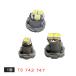 T3 T4.2 T4.7 микро LED клапан(лампа) 2 шт. комплект измерительный прибор лампочка 