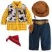  Disney woody Toy Story kau Boy костюмная одежда костюмированная игра одежда младенец baby мужчина . Halloween 