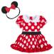  Disney US официальный Minnie Mouse minnie костюмная одежда платье одежда костюмированная игра Halloween детский комбинезон baby младенец ребенок женщина 
