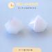  peak salt 1 years exchange un- necessary diamond type [ simple white ] 2 piece set rose quarts .. healing natural stone Power Stone feng shui orugo Night 