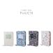 .. pocketbook case vertical type medical case A5 multi case fea Lee tail floral print multi pouch Flat pouch travel case passport case mail service correspondence 