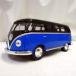 ( gold Smart ) 1962 wagen bus черный верх голубой модель 2 1:32