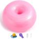  пончики yo Gabor фитбол начинающий ребенок взрослый супер выдерживаемая нагрузка фитнес частота foot насос имеется Jim / Home / офис и т.п. применение ( розовый )